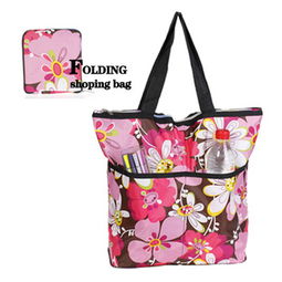 廠家直銷pvc覆膠花布時尚折疊購物牛津布袋帆布袋信息