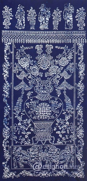 藍印花布 傳統工藝的文化印記