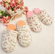 全棉花布涂鴉彩圖軟絨TPR棉拖鞋 價格、型號規(guī)格及花布特點解析